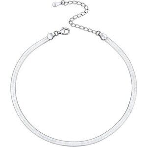 ChicSilver Sterling Silver Anklet for Women Figaro Cuban Rope Chain Gift